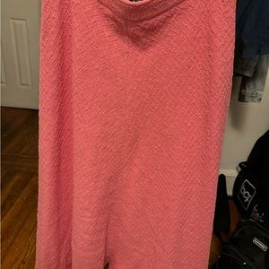 Pink Textured Skirt